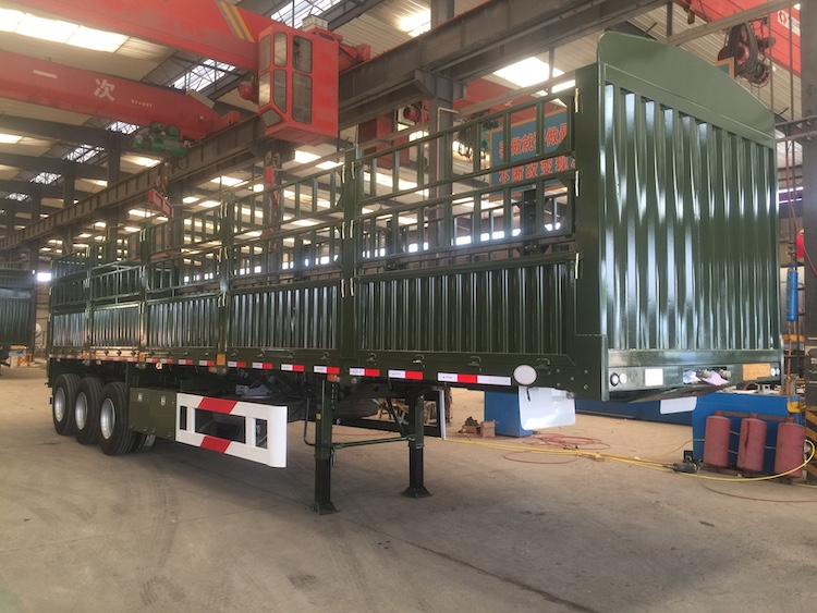 40ft 3 Axle Cargo Fence Trailer for Sale