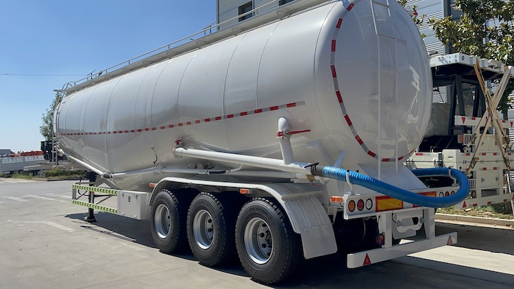 3 Axle Bulk Powder Cement Tanker Trailer