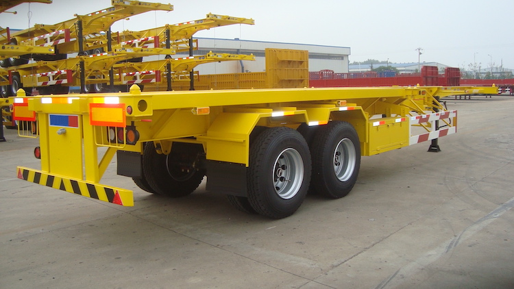40 FT 3 Axle Shipping Container Chassis for Sale