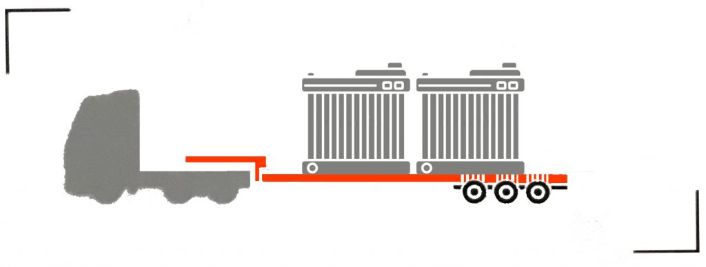 80 Ton 3 Axle Lowbed Trailer