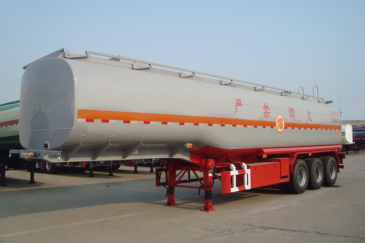 3 Axle Carbon Steel Fuel Tank Semi Trailer